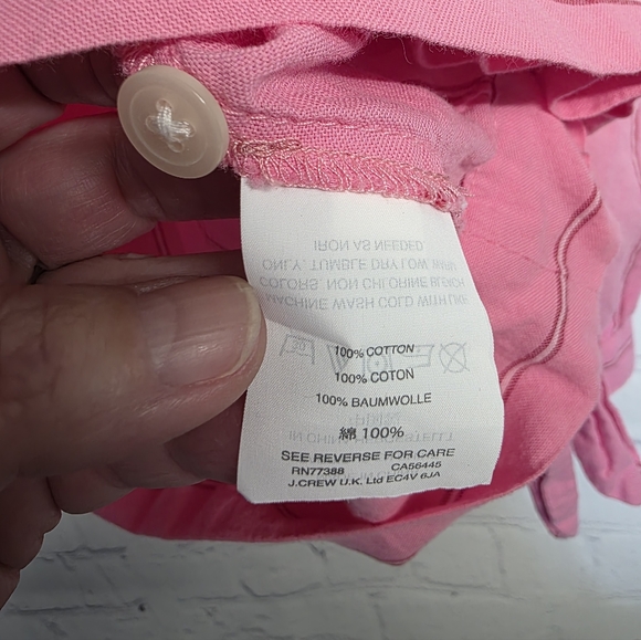 Madewell / Pink Crossover Wrap Blouse with Tie Detail - Picture 5 of 8